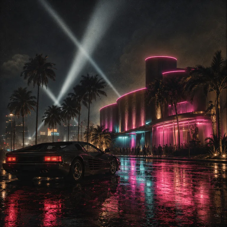 Neon Empire era artwork, 1984